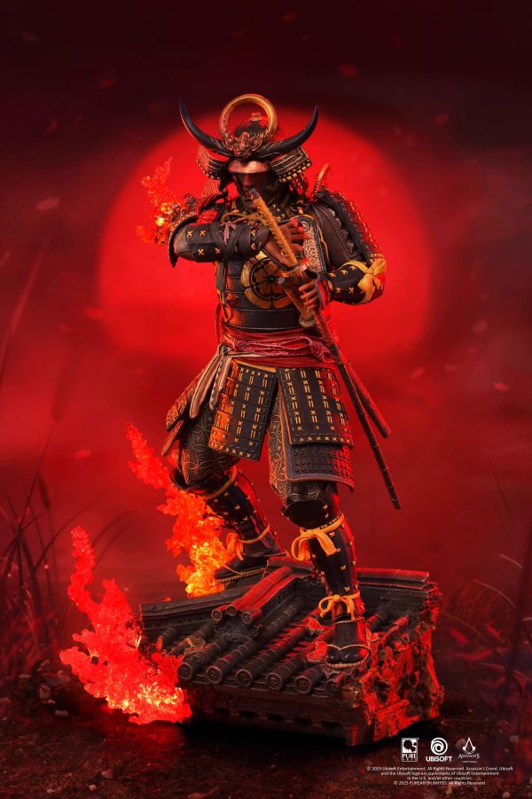 【海外代購】PureArts ASSASSIN'S CREED SHADOWS ANIMUS YASUKE 1/8 SCALE STATUE《刺客教條：影》彌助&奈緒江 1/8 PVC發光 