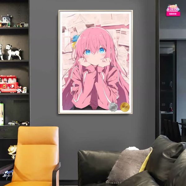 【海外代購】阿喵畫社 孤獨搖滾 後藤一里 後藤 8k超清裝飾畫 