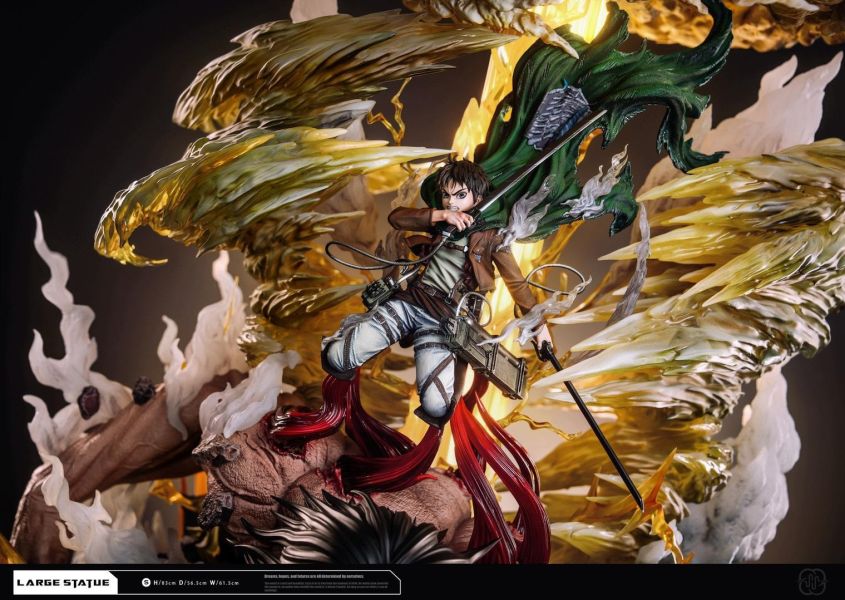 【海外私定限量99體】Hertz 進擊的巨人 艾倫 殘雲 