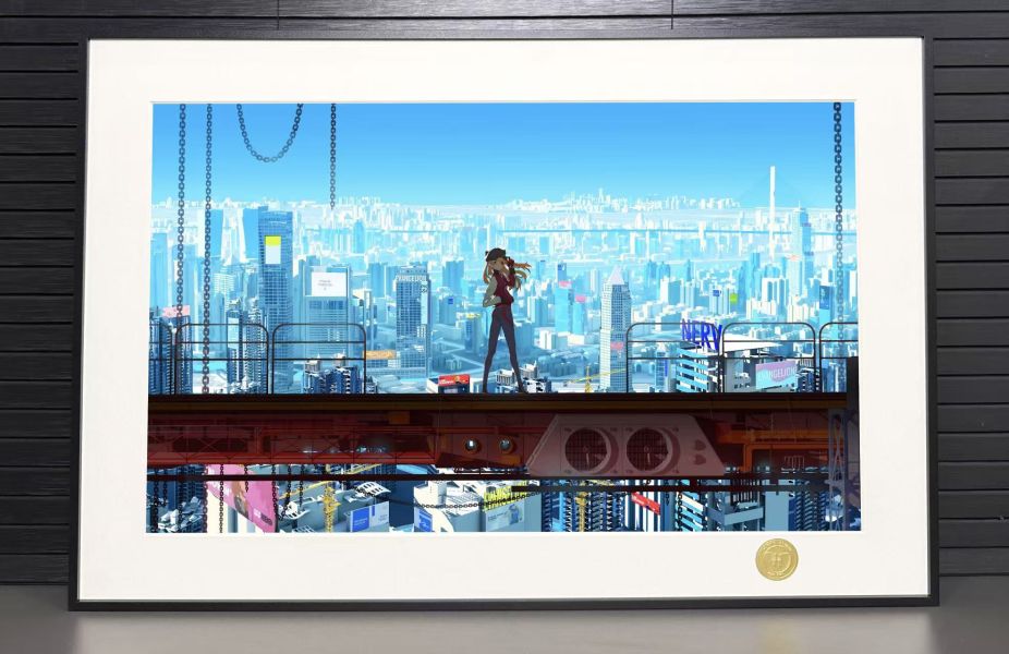 【海外代購】H2 《鳥瞰EVA》新世紀福音戰士明日香動漫二次元裝飾畫 