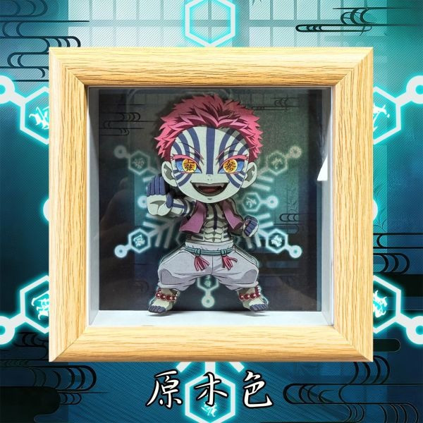 【海外代購】凹凸 PANDA 鬼滅之刃無限城篇 C款綺窩座立體掛畫擺臺 