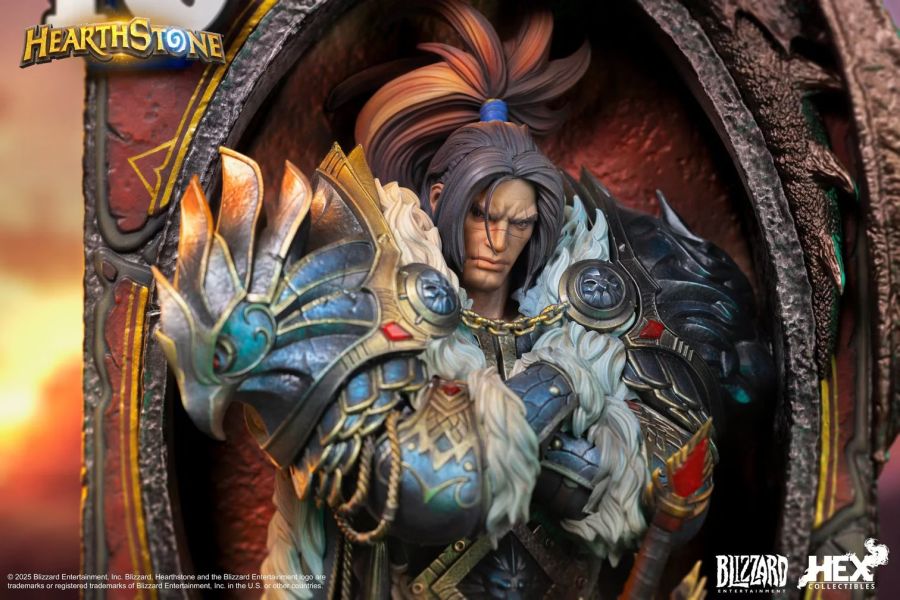 【預定】HEX  瓦里安烏瑞恩 卡牌藝術雕像 爐石戰記 