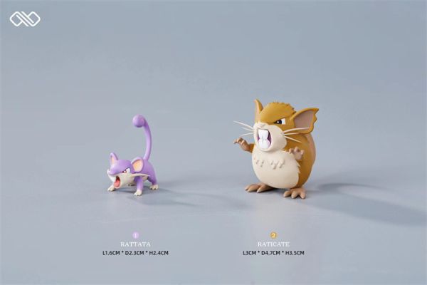 【預定】無限 ∞ 圖鑑系列 拉達&烈雀進化組 