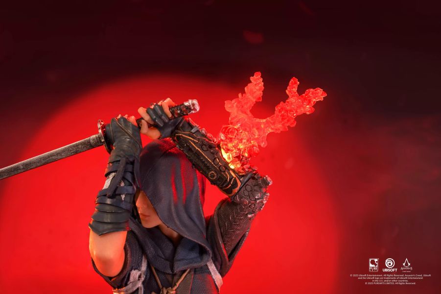 【海外代購】PureArts ASSASSIN'S CREED SHADOWS ANIMUS YASUKE 1/8 SCALE STATUE《刺客教條：影》彌助&奈緒江 1/8 PVC發光 
