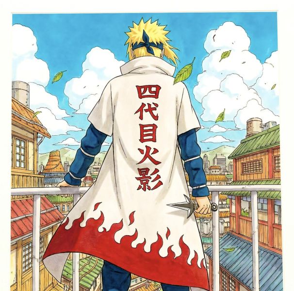 【海外代購】H2 《四代目火影》火影忍者黃色閃光鳴人裝飾畫 