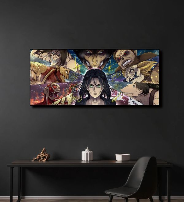 【海外代購】千鳥社 《九大巨人》 進擊的巨人艾倫耶格爾阿妮萊納貝爾托爾特九大巨人始祖巨人地毯滑鼠墊裝飾畫 