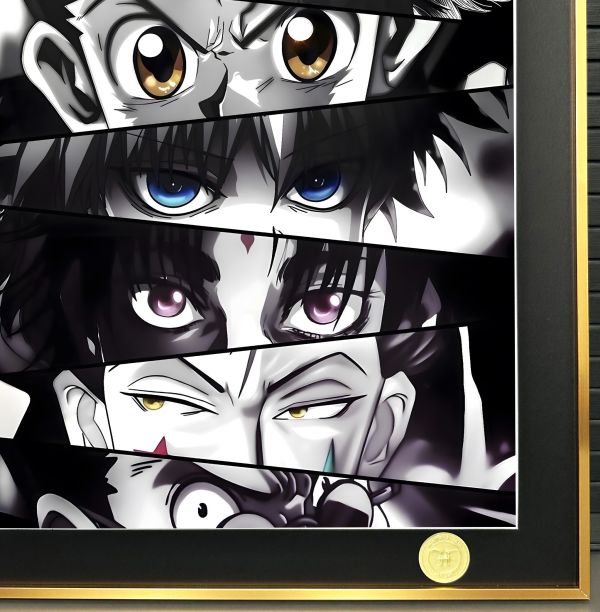 【海外代購】H2 《獵人》小傑奇犽酷拉皮卡西索動漫二次元裝飾畫 