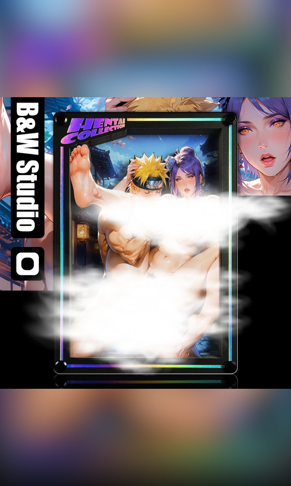 【R18-海外代購】黑白畫映 B&W Ben's Delusion Ben的妄想世界系列桌面裝飾卡磚第二十四彈 小南×鳴人 