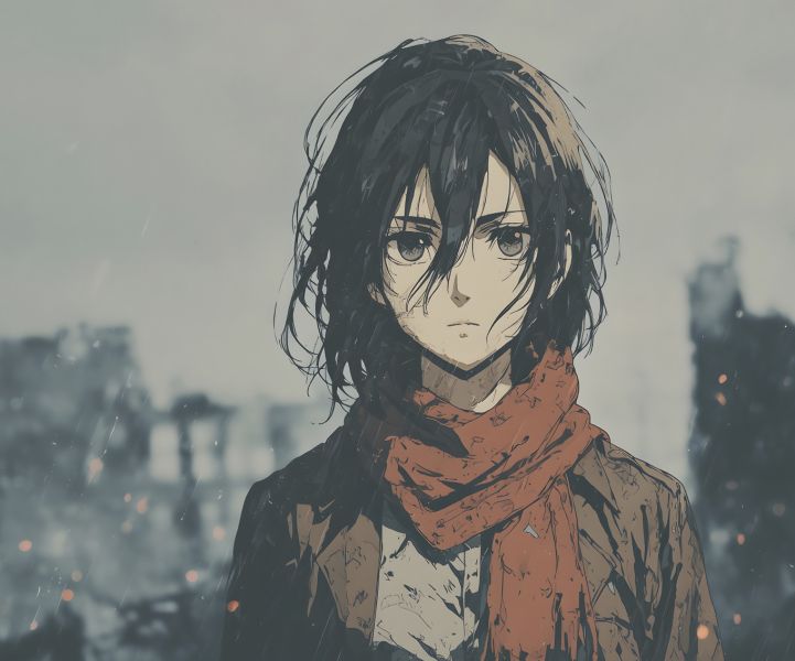 【海外代購】H2 《三笠阿克曼》進擊的巨人調查兵團艾倫利威爾動畫二次元裝飾畫 
