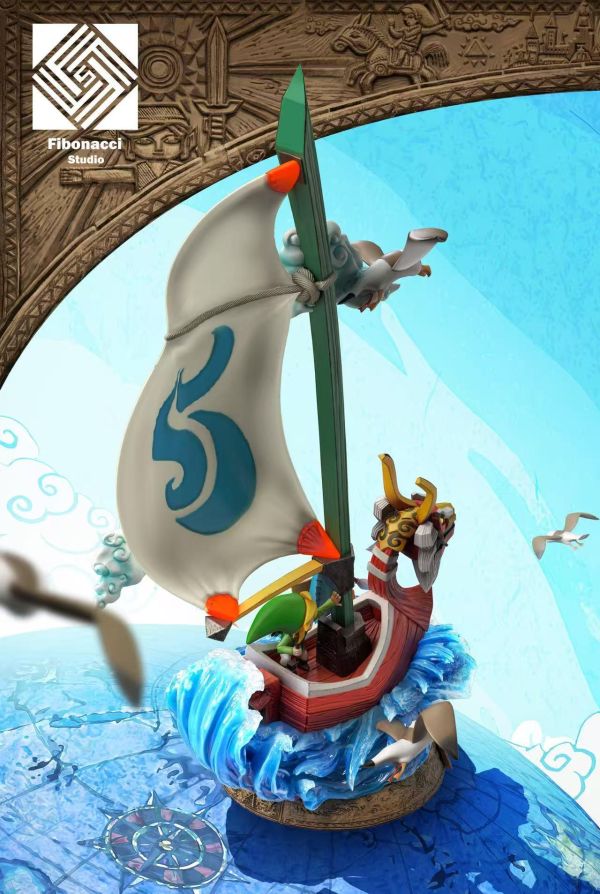 【預定】婓波 Fibonacci 薩爾達傳說：風之杖 - 紅獅王號（King of Red Lions）& 林克（Link） 