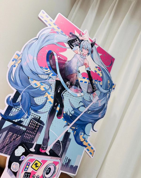 【海外代購】千鳥社 初音未來miku公主殿下可愛大立牌 