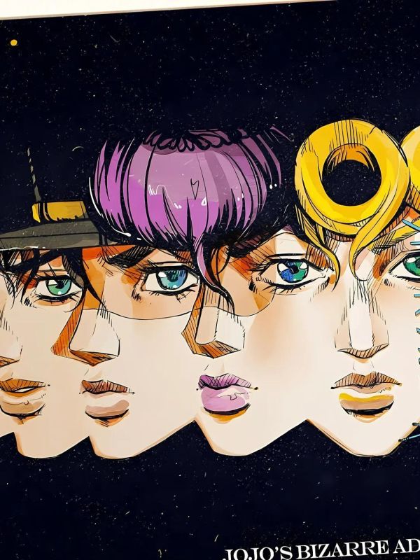 【海外代購】星空 《九喬》JOJO的奇妙冒險裝飾畫 