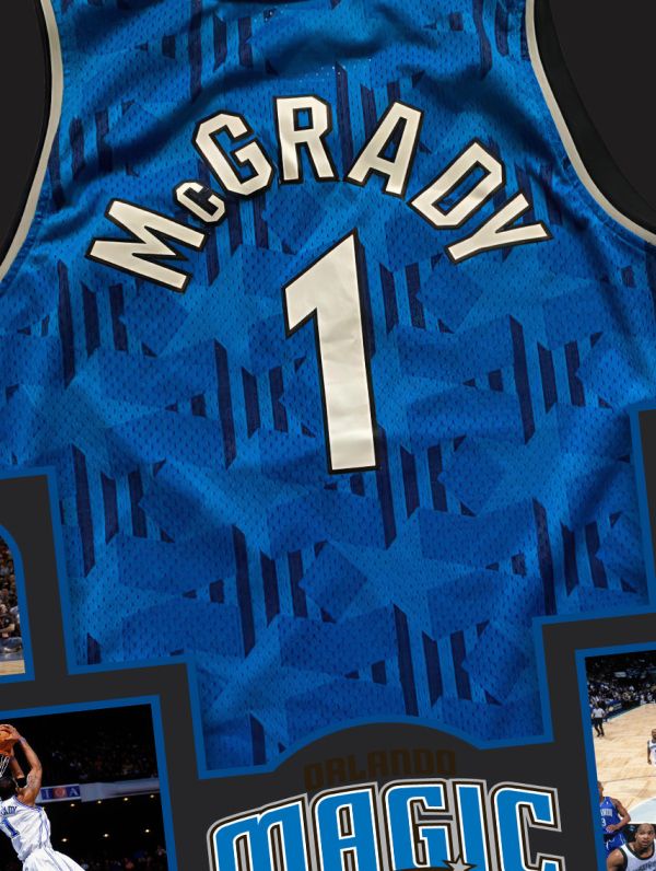 【海外代購】巴洛克 《麥迪球衣版畫》NBA系列奧蘭多魔術隊T-Mac火箭隊大睡眠藝術裝飾畫 