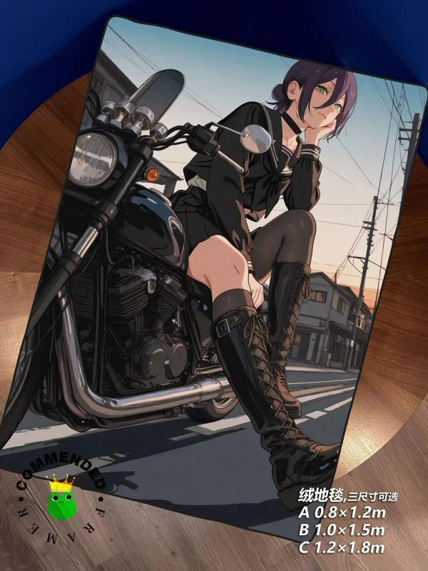 【海外代購】皇呱 《機車女孩蕾塞》鏈鋸人炸彈惡魔裝飾畫 午睡毯 地毯 