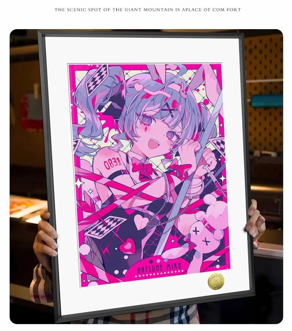 【海外代購】皇呱 《初音未來兔子洞第六彈》裝飾畫 午睡毯 地毯 