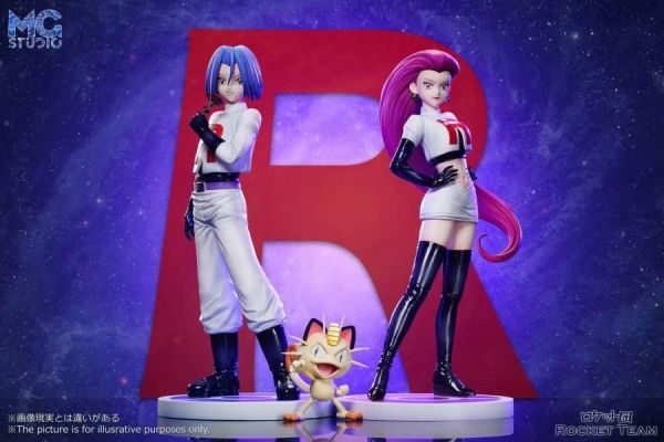 【預定】MG scaleworld比例世界 火箭隊武藏小次郎及寶可夢 圖鑑比例 