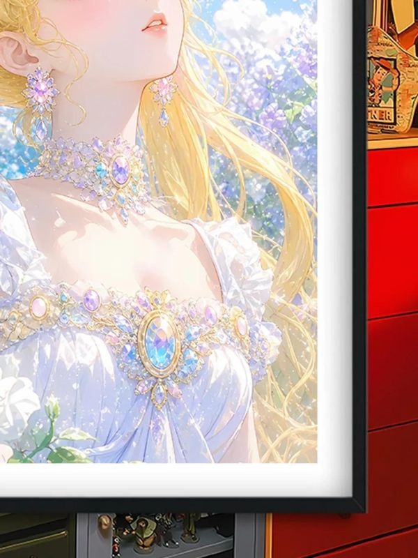 【海外代購】巴洛克 《白花水兵月》美少女戰士裝飾畫冰箱貼 