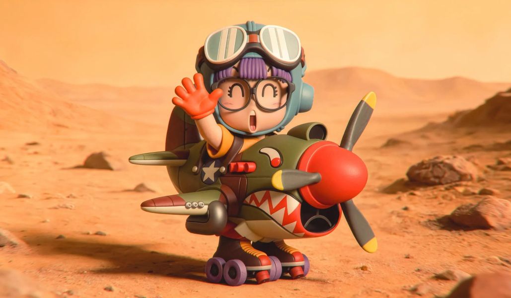 【海外代購】TOR  WCF阿拉蕾系列008 飛機阿拉蕾 