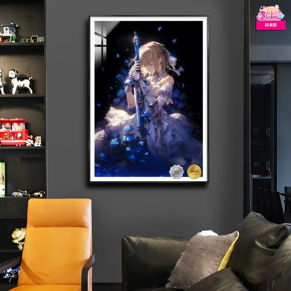 【海外代購】阿喵畫社 白禮服系列 劍葬玫瑰 吾王saber 