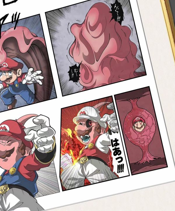 【海外代購】【38*53CM】千鳥社 馬里奧佈歐龍珠超級瑪麗 