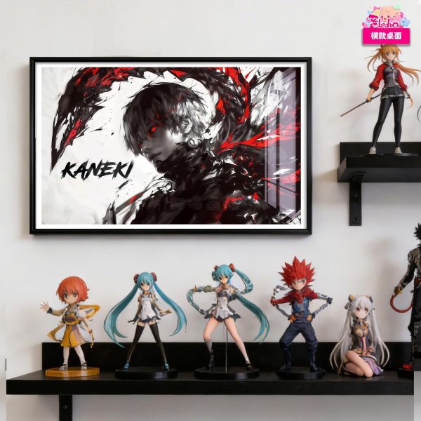 【海外代購】阿喵畫社 Kaneki・破碎金木五幅套裝 12k超清異形套組裝飾畫 滑鼠墊  地墊 