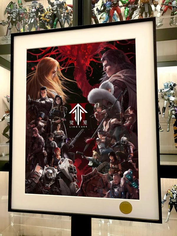 【海外代購】星空《靈籠》白月魁ASH馬克查爾斯隨影國漫動漫裝飾畫 