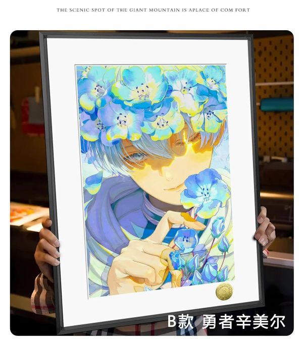 【海外代購】皇呱 《勇者精靈Cp》葬送的芙莉蓮裝飾畫 午睡毯 地毯 