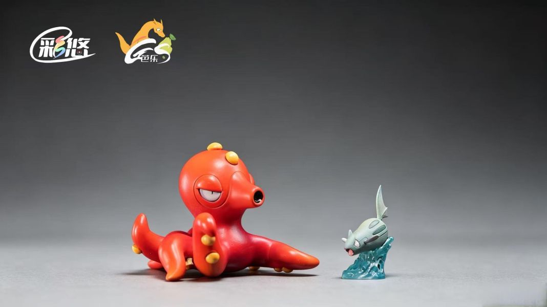 【預定】芭樂 彩悠 聯名第二彈 鐵砲魚章魚桶進化組 