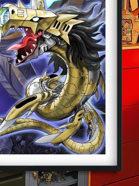 【海外代購】巴洛克 《黑暗四天王》鋼鐵海龍獸小丑皇數碼寶貝太一戰鬥暴龍獸動漫裝飾畫 
