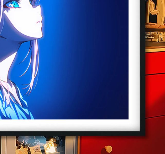 【海外代購】巴洛克 《黑夜零二》Zero Two國家隊裝飾畫冰箱貼 