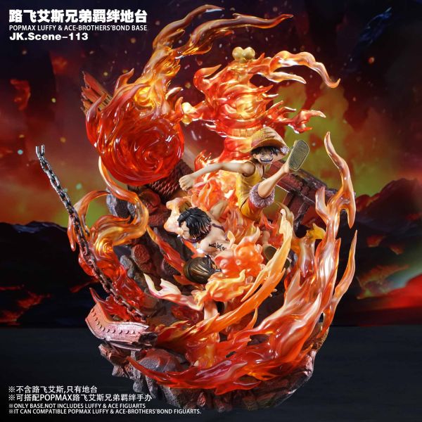 【預定】Jacksdo POPMAX路飛艾斯兄弟羈絆地台 
