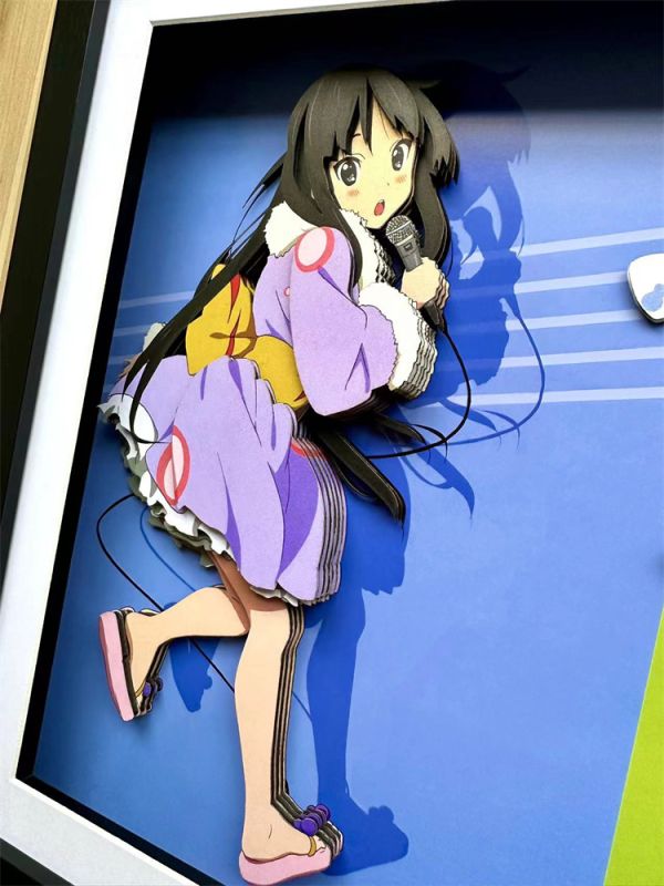 【海外代購】凹凸Panda K-ON 輕音少女 3D手工紙藝立體畫01 