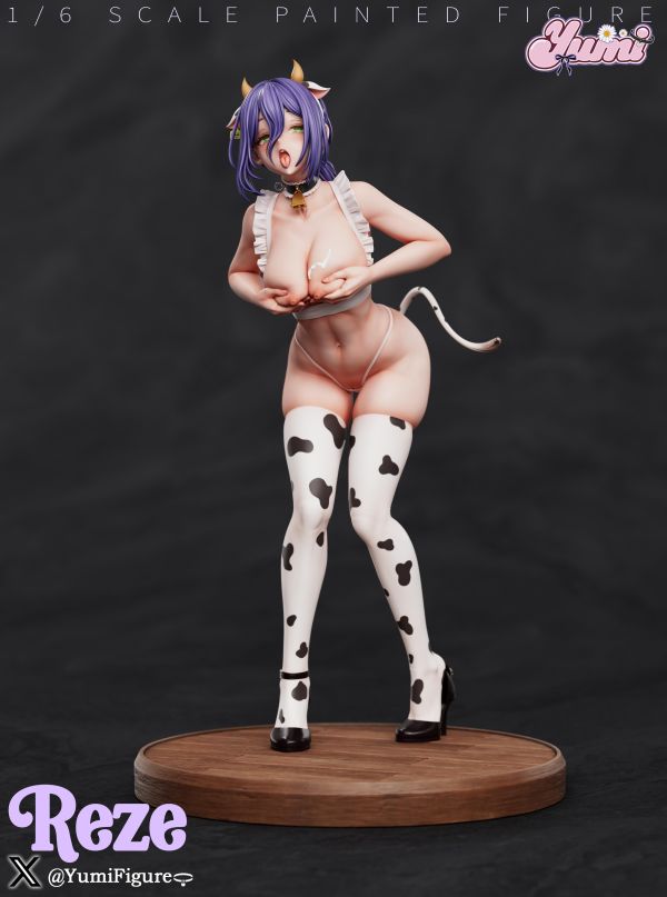 【R18-預定】Yumi figure 蕾塞Reze(cow bikini) 