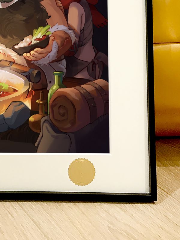 【海外代購】星空 《迷宮料理》迷宮飯萊歐斯瑪露西爾法琳Delicious in Dungeon動漫裝飾畫 