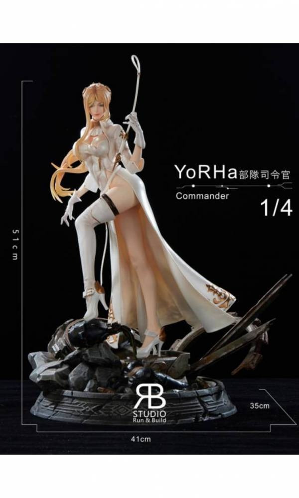 【台灣現貨】無損展品-R18女雕 RB 尼爾機械紀元 部隊司令官 