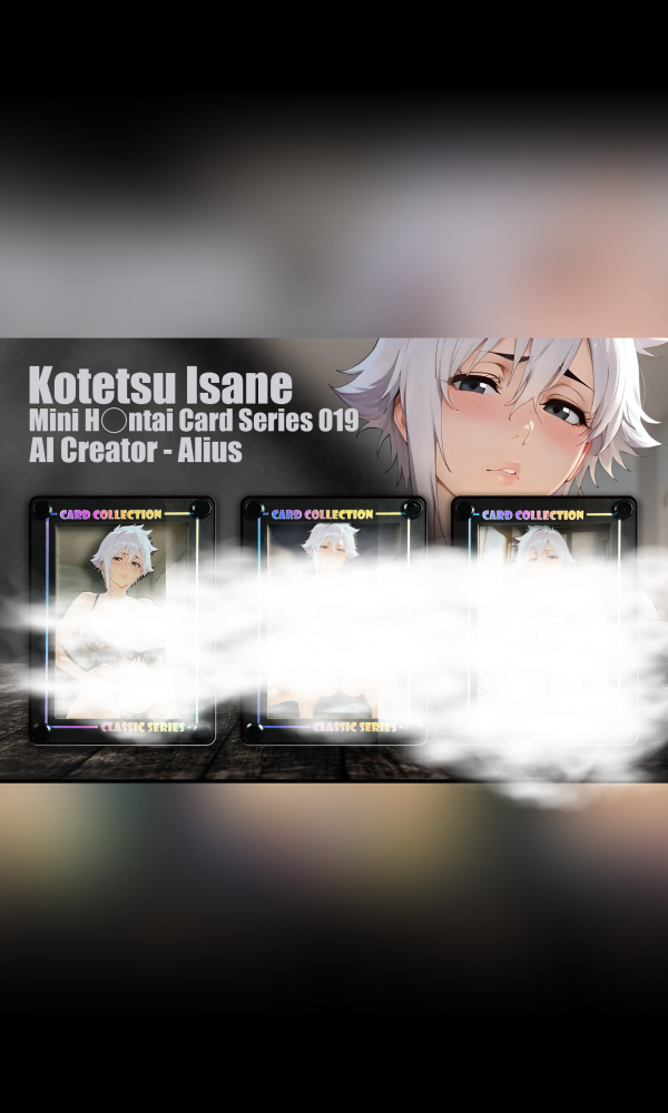 【R18-海外代購】黑白畫映 B&W Mini AI Creator系列桌面裝飾卡磚第十九彈 虎徹勇音 