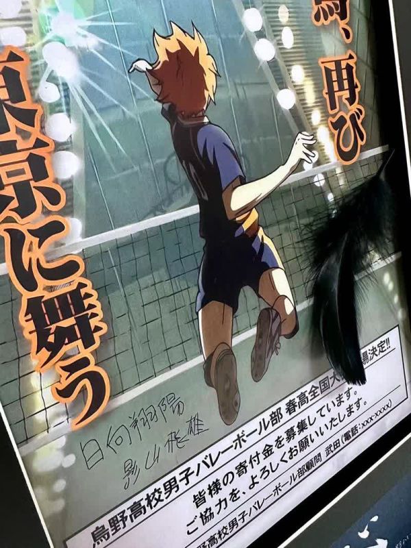 【海外代購】千鳥社 排球少年 烏野 排球部 裝飾畫 