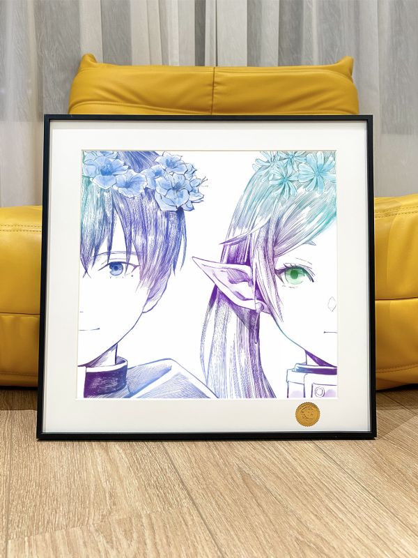 【海外代購】星空 《芙莉蓮-辛美爾》葬送的芙莉蓮Frieren菲倫辛美爾Fern動漫裝飾畫 