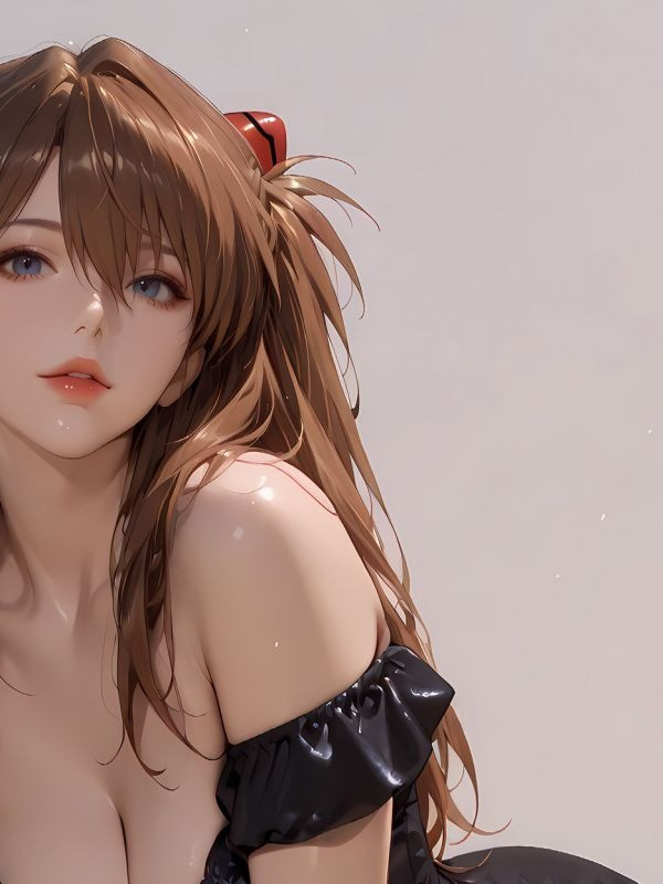 【海外代購】星空《禮服明日香》二號機 EVA新世紀福音戰士裝飾畫 