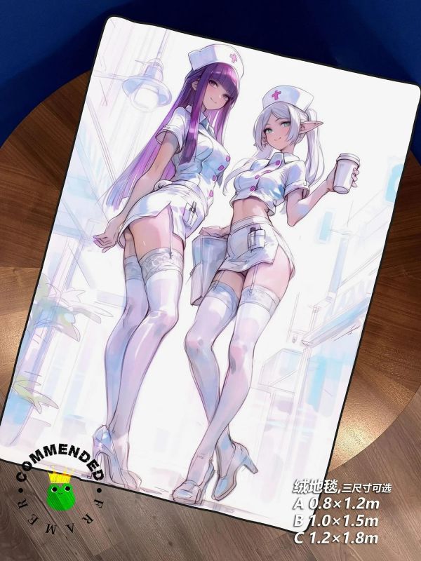 【海外代購】皇呱  《護士小姐》葬送的芙莉蓮裝飾畫 午睡毯 地毯 