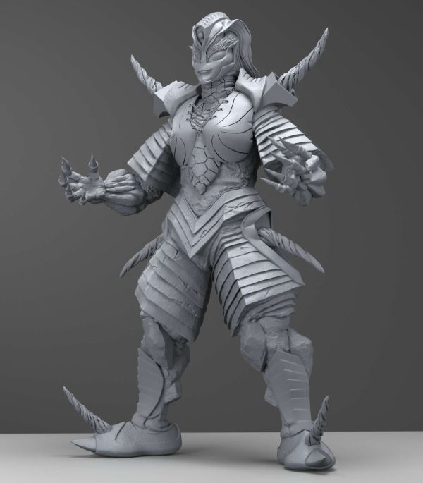 【海外代購】怪獸工廠 怪獸系列第一彈 魔神 灰模 