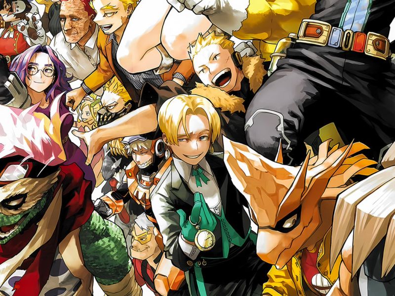 【海外代購】星空 《英雄全員》我的英雄學院綠谷出久deku爆豪勝己禦茶子歐爾麥特All·Might裝飾畫 