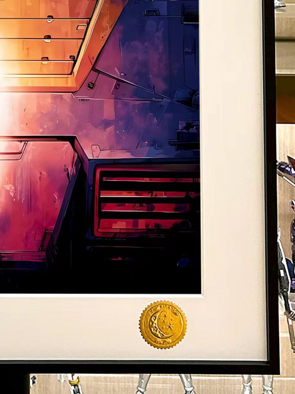 【海外代購】星空 《宇宙鋼彈》機動戰士鋼彈GUNDAM敢達鋼彈元祖rx-78動畫裝飾畫