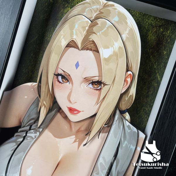 【海外代購】手造社 Tetsukurisha Chubby Girls Series 第六彈 千手綱手 Senju Tsunade 立體裝飾畫 