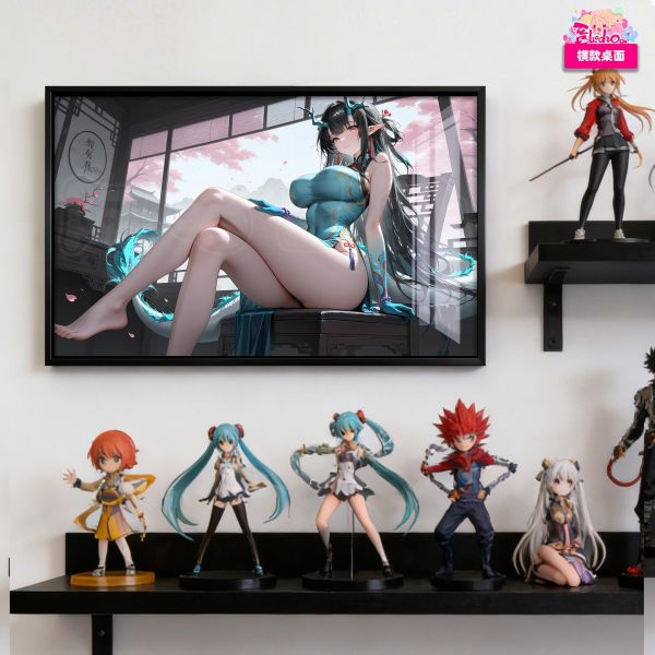 【海外代購】阿喵畫社 櫻落古韻 夕 明日方舟新品8k全景高清裝飾畫 午睡毛毯 地墊 冰箱貼 