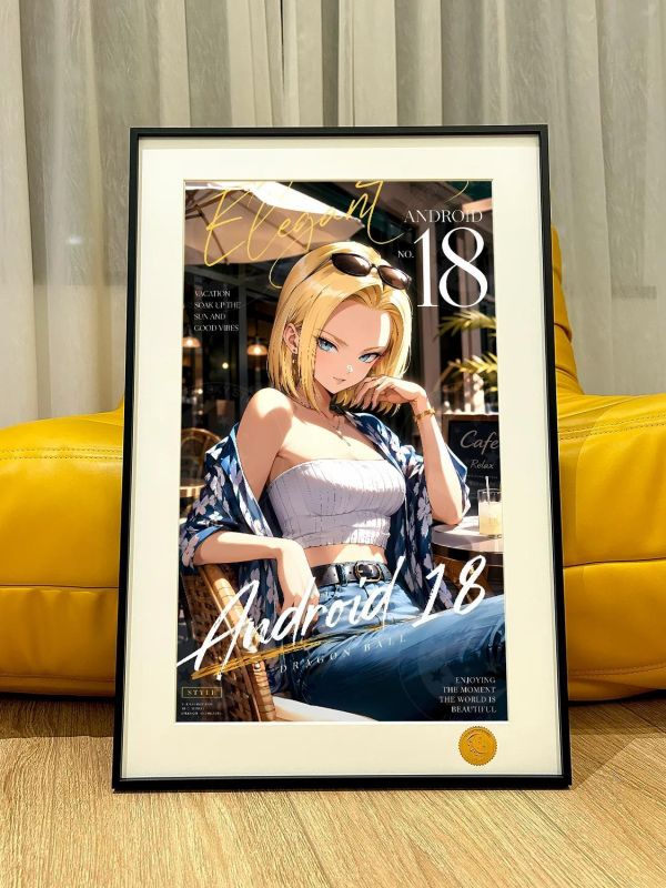 【海外代購】星空《雜誌18號》Android七龍珠人造人裝飾畫 