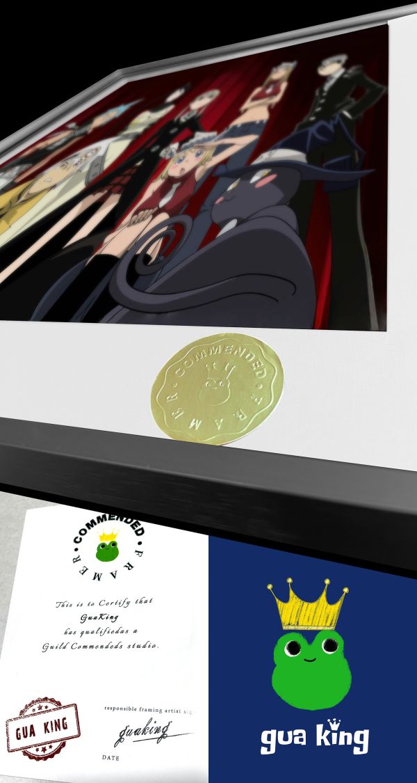 【海外代購】皇呱 《噬魂師主角團》 噬魂師死武專主角團團照週邊裝飾畫 