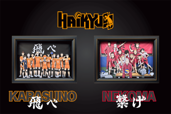 【海外代購】凹凸 垃圾場決戰 烏野VS音駒 3D立體畫01 