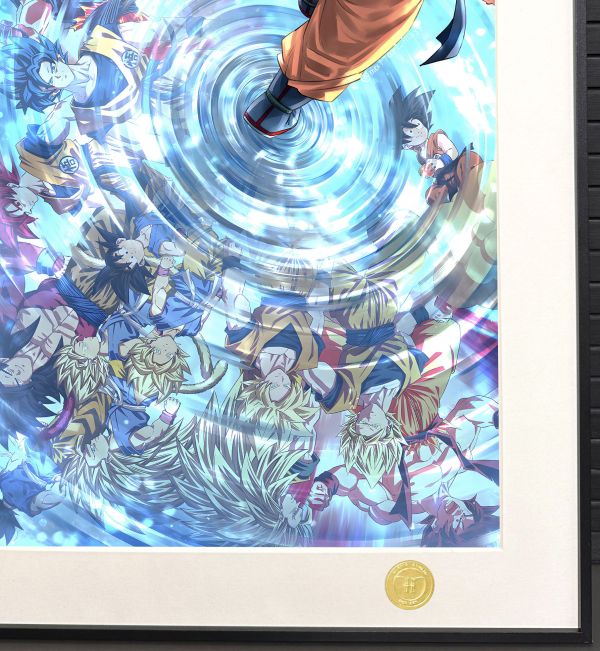 【海外代購】H2 《水中悟空》七龍珠超級賽亞人鳥山明卡卡洛特七龍珠動漫裝飾畫 