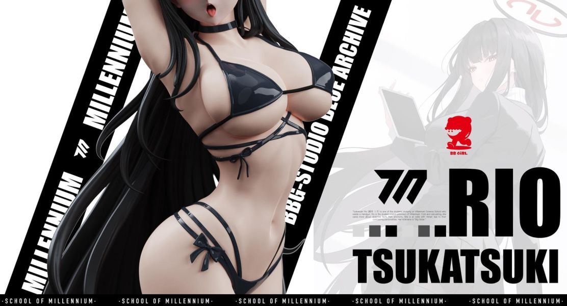 【R18-預定】BB Girl 調月莉音 1/6比例雕像 